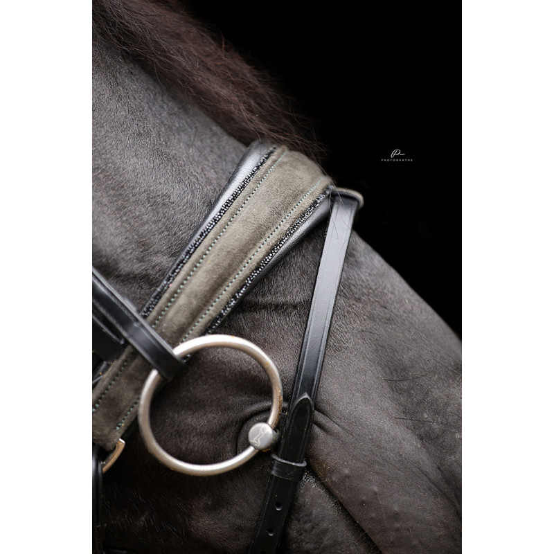 Anatomische Trense mit Wildleder