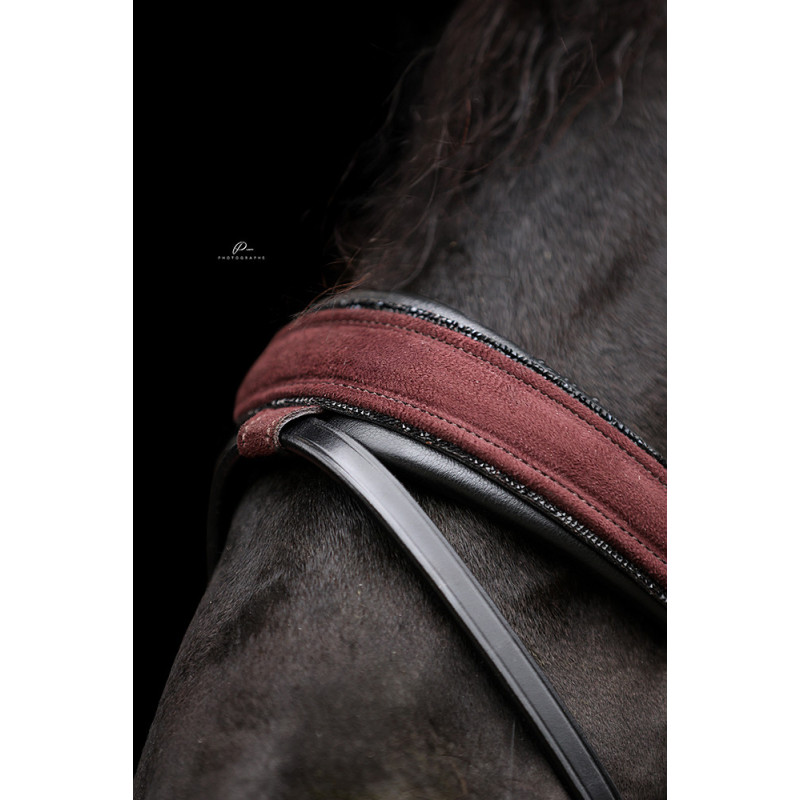 Anatomische Trense mit Wildleder