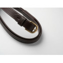 Lederzügel mit runden Edelstahlschnallen