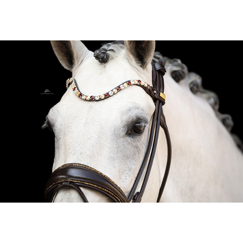 Im Genick verschnallte Trense Nizza - Strassborte